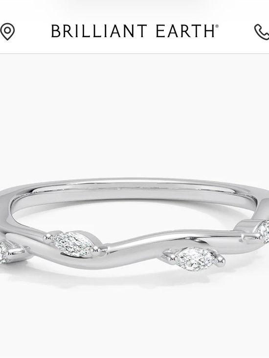Brilliant Earth Jewelry - Brilliant Earth Winding Willow Diamond Ring in 14K White Gold size 6.5